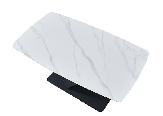 Mesa de jantar elegante da ardósia da laje de mármore da pedra