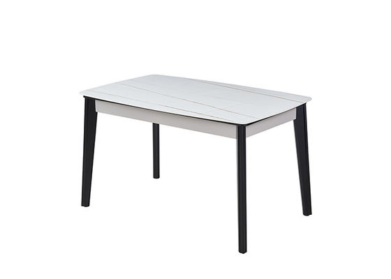 Mesa de jantar simples da ardósia da placa 130x80x76cm do rock moderno
