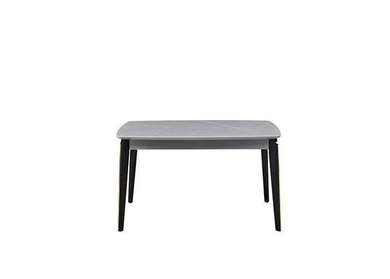 Mesa de jantar moderna à moda da placa retangular da densidade