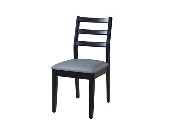 ISO9001 Gray Upholstered Dining Chairs escuro