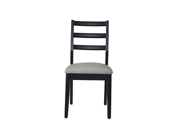 Cadeiras acolchoadas da sala de jantar da forma esponja de madeira de borracha