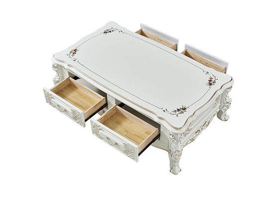Laca de cozimento do MDF que cinzela a mesa de centro moderna da sala de visitas
