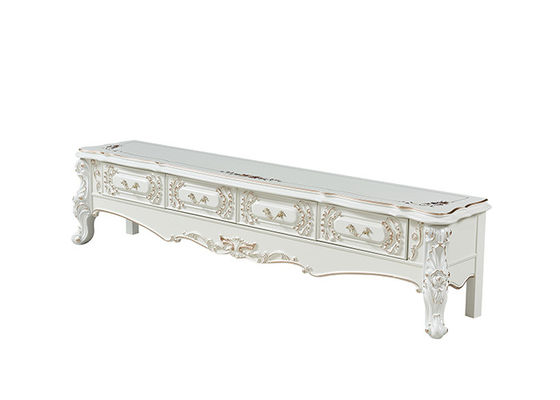 Nobre e grupo luxuoso elegante do armário e da mesa de centro da tevê