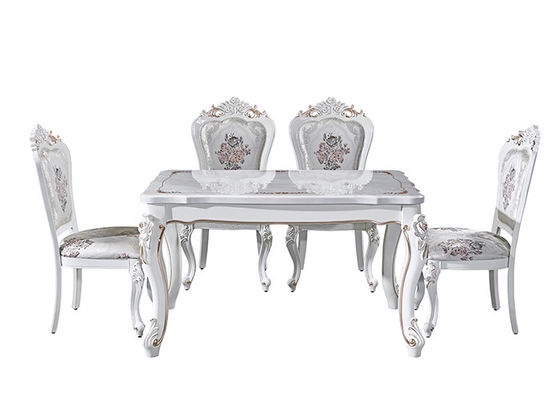 mesa de jantar superior de mármore branca de 80cmx130cmx75cm