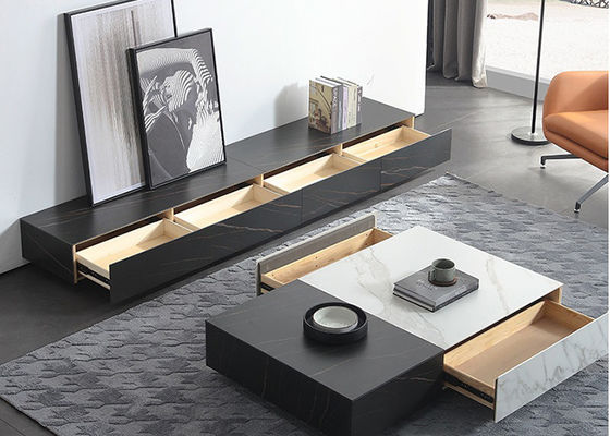 Grupo moderno da mesa de centro da mesa de jantar
