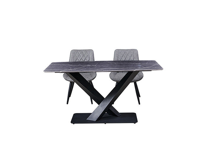 Mesa de jantar do hotel da ardósia da rocha da resistência de abrasão