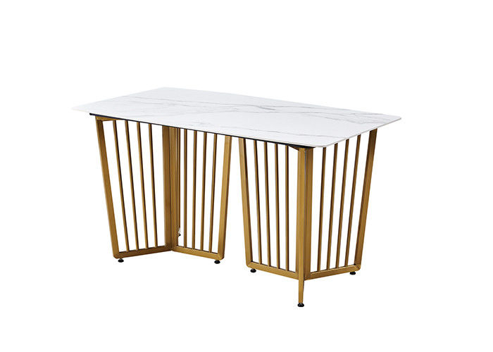 Mesa de jantar nórdica da sala de visitas de madeira de borracha de Rockboard