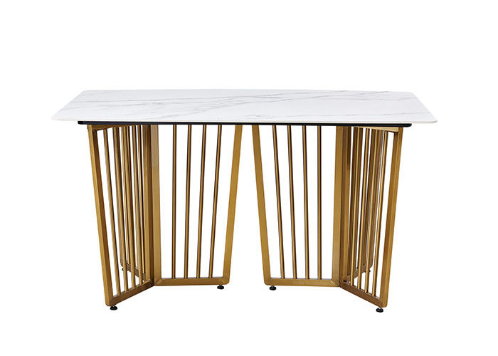 Mesa de jantar nórdica da sala de visitas de madeira de borracha de Rockboard