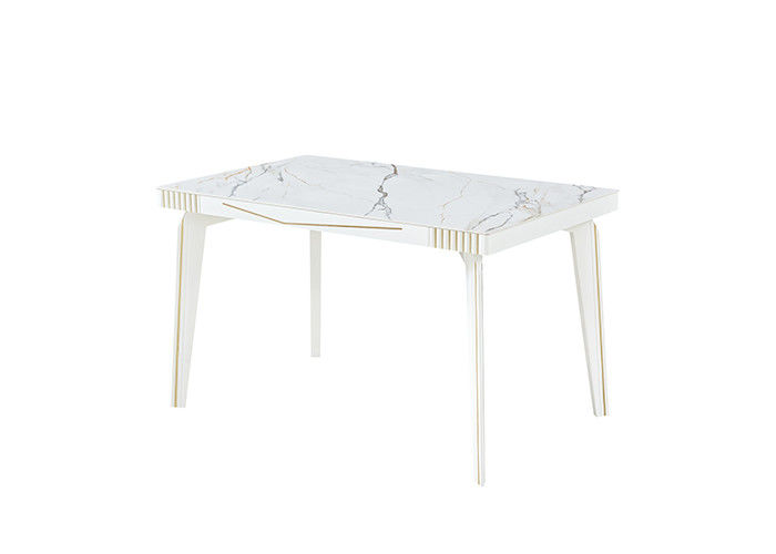 Mesa de jantar de pedra marmoreada minimalista da ardósia ISO14001