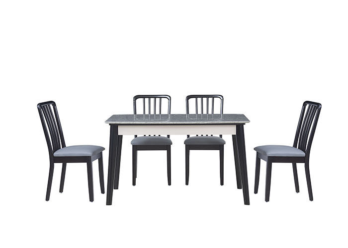 Mesa de jantar nórdica do restaurante simples do MDF do granito
