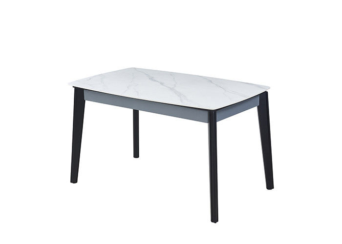 Mesa de jantar de mármore nórdica à moda da madeira maciça ISO9001