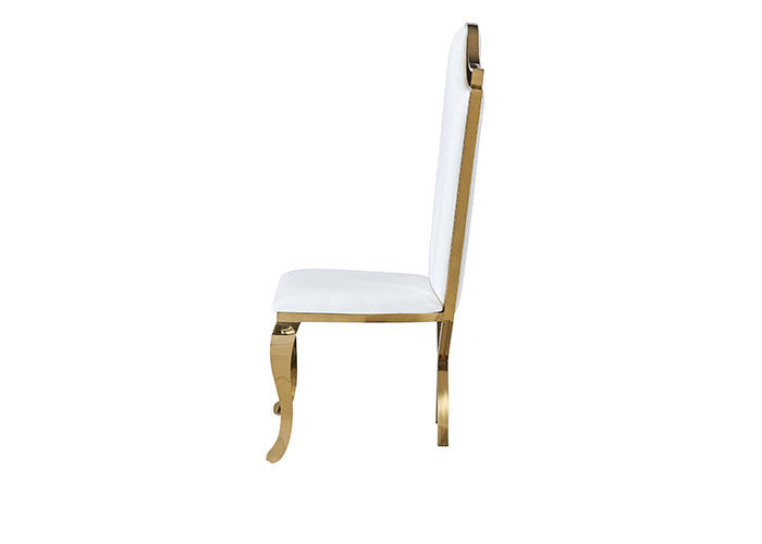 cadeiras de jantar de couro modernas da altura de 118cm