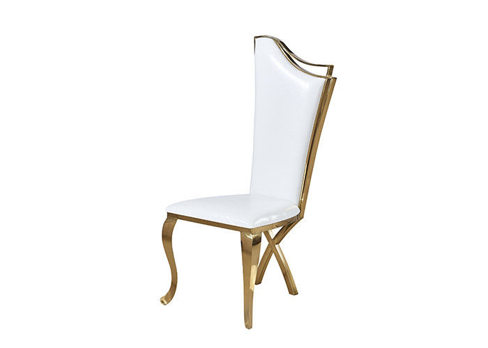 cadeiras de jantar de couro modernas da altura de 118cm