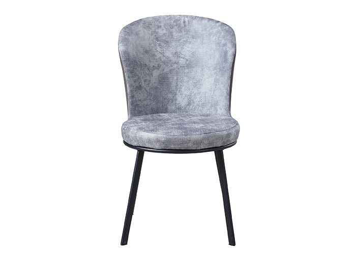 Luz moderna Gray Upholstered Dining Chairs do escritório