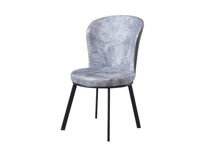 Luz moderna Gray Upholstered Dining Chairs do escritório
