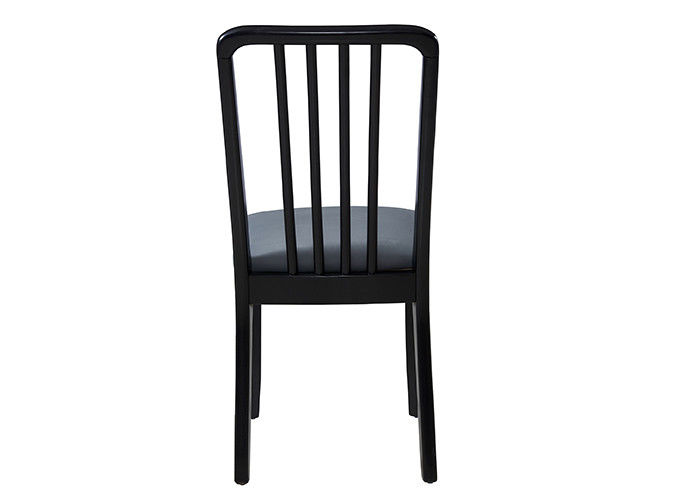 Pés de couro do carvalho de Grey Upholstered Dining Chairs With da biblioteca