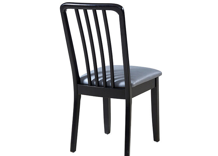 Pés de couro do carvalho de Grey Upholstered Dining Chairs With da biblioteca