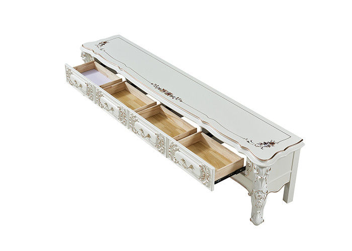Armário europeu da mesa de centro do estilo da resina da madeira maciça