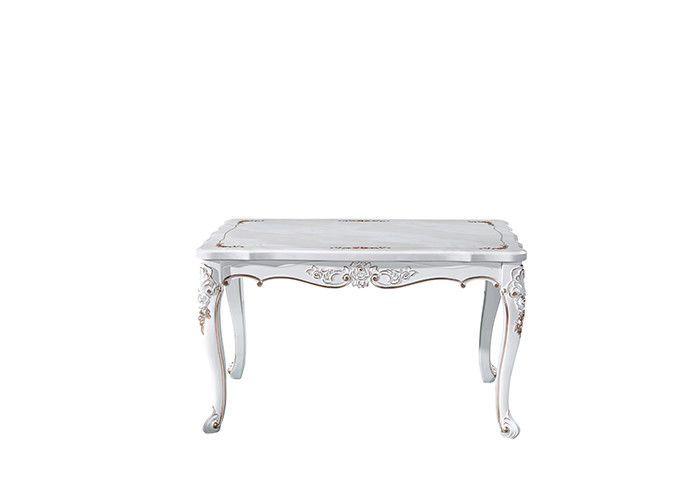 Mesa de jantar de mármore contínua clássica nobre, mesa de jantar do restaurante