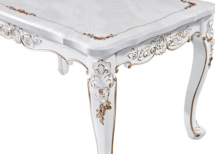 Mesa de jantar de mármore nórdica da altura retro de 75cm H-1198 C-34