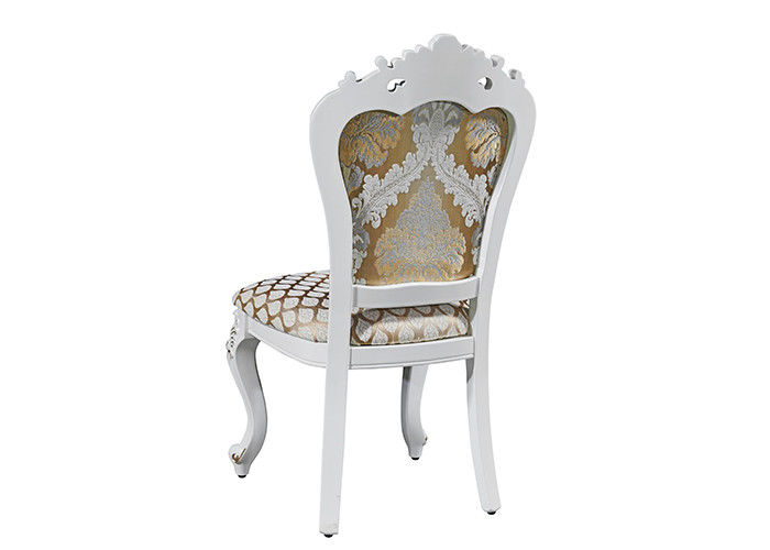 Cadeiras de jantar europeias de cinzeladura de madeira retros elegantes da família