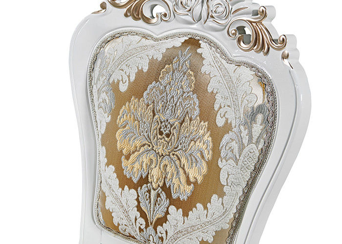 Cadeiras europeias do estilo do restaurante elegante, cadeiras luxuosas da sala de jantar