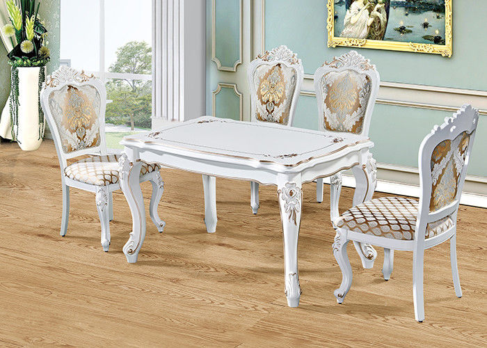 Mesa de jantar minimalista da madeira maciça luxuosa europeia