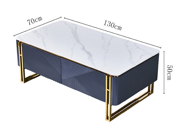 Grupo de aço inoxidável da mesa de jantar e da mesa de centro do quadro