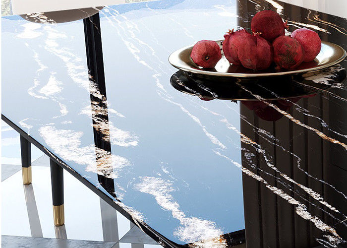 Mesa de jantar de mármore luxuosa da família forte e durável