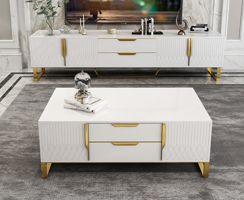 Grupo elegante moderno da mesa de centro da unidade da tevê da casa ISO9001
