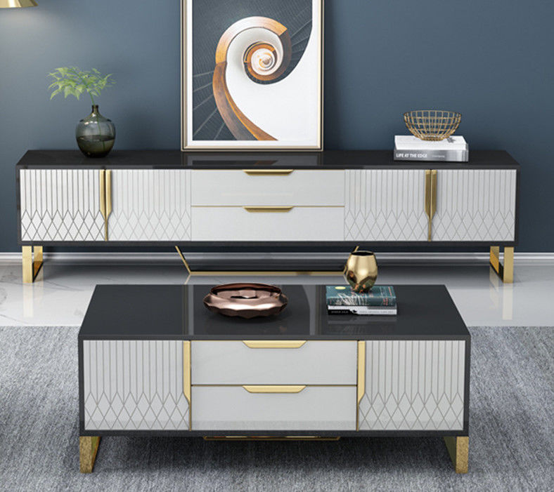 Grupo elegante moderno da mesa de centro da unidade da tevê da casa ISO9001