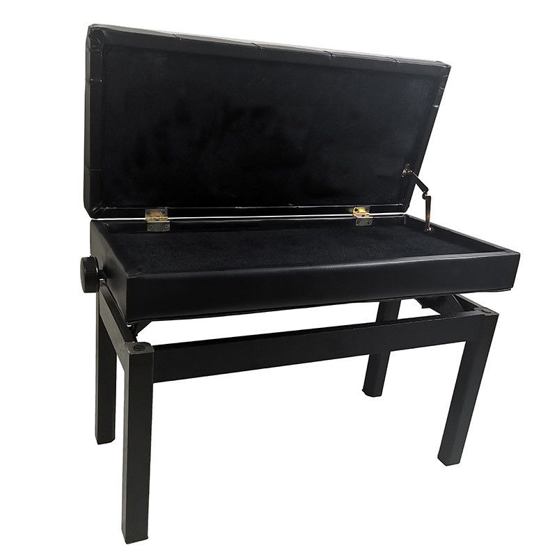 Otomano dobro antigo de couro do tamborete de piano do Odm do armazenamento 86cm altos