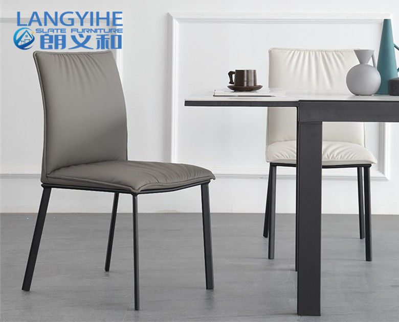 Mesa de jantar minimalista moderna do Odm da ardósia retrátil do quadrado